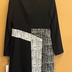 NWT Calvin Klein Black and White Women's Dress